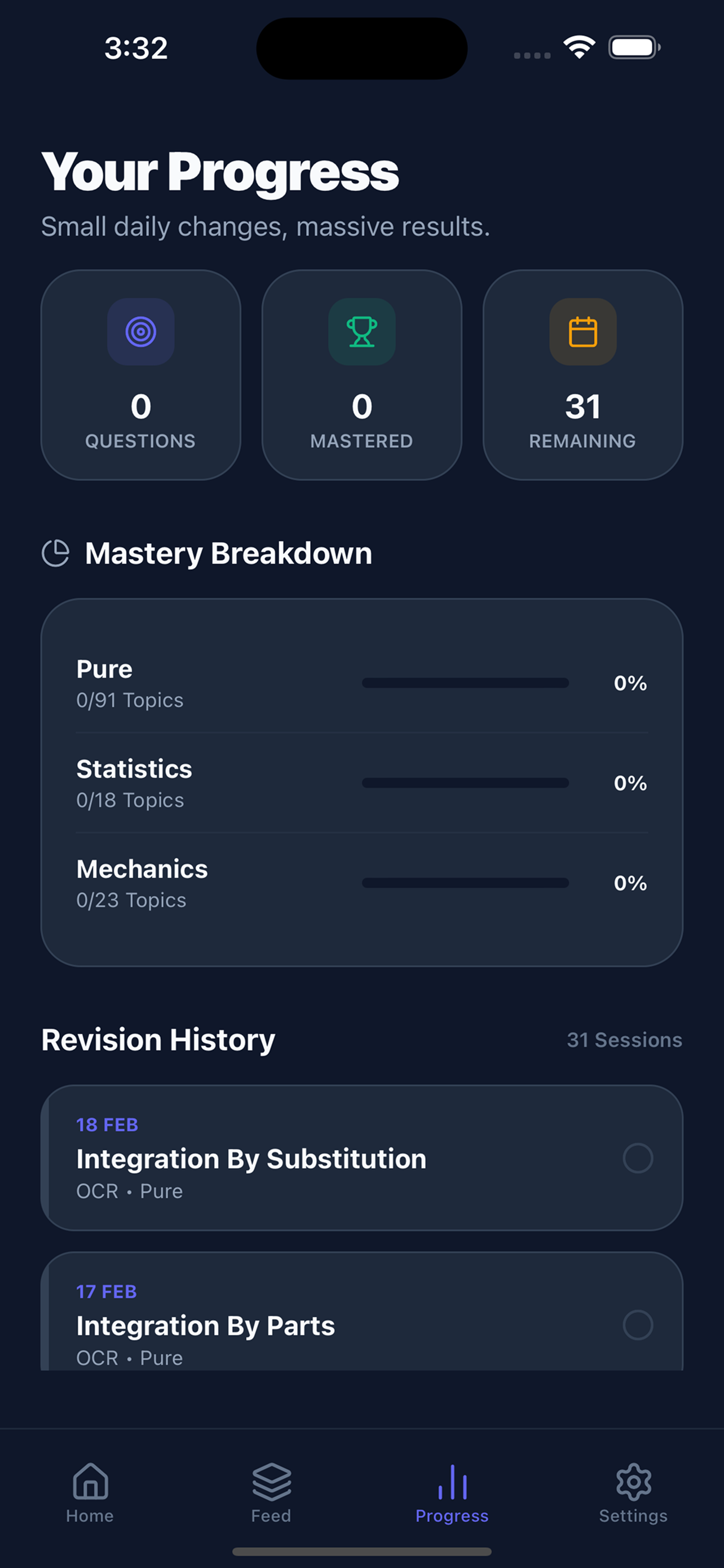 Track Your Progress